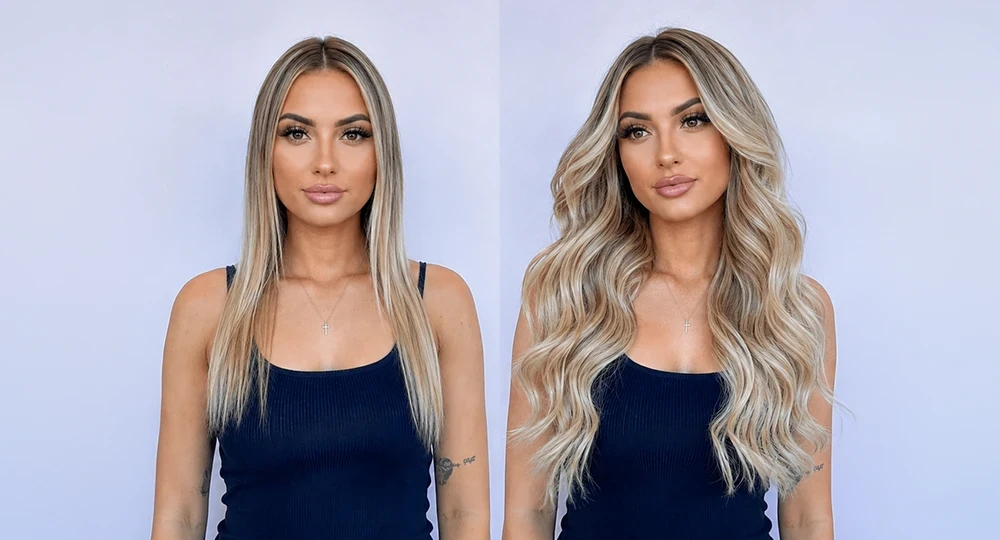 Metóda nadpájania vlasov Genius Weft: moderný spôsob predlžovania vlasov - Luna Hair Salon Piešťany