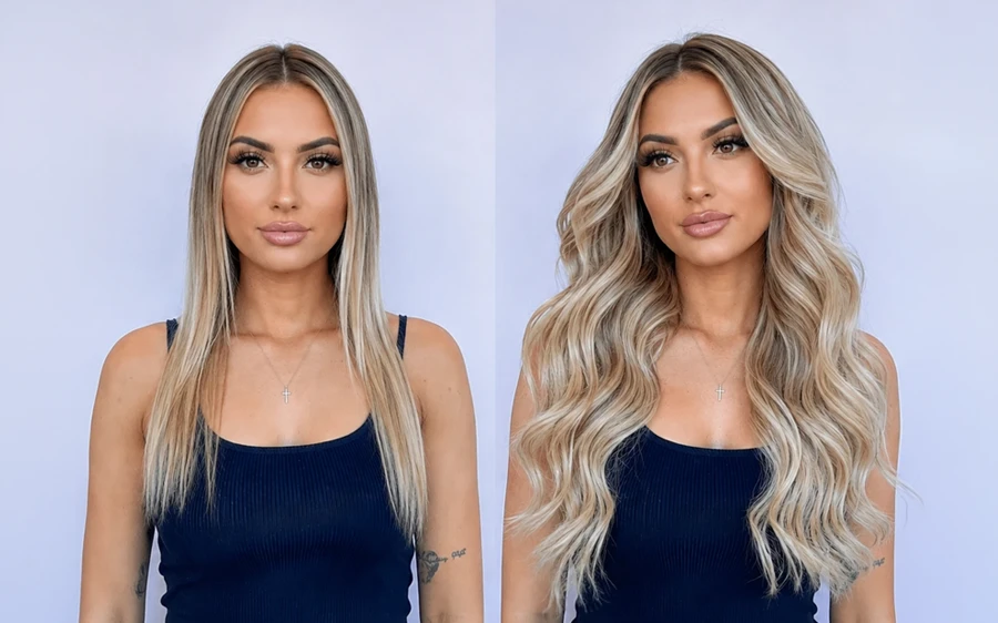 Metóda nadpájania vlasov Genius Weft: moderný spôsob predlžovania vlasov - Luna Hair Salon