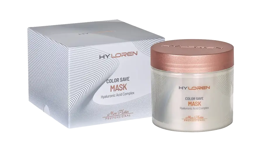 Hyloren maska na poškodené vlasy s ochranou farby